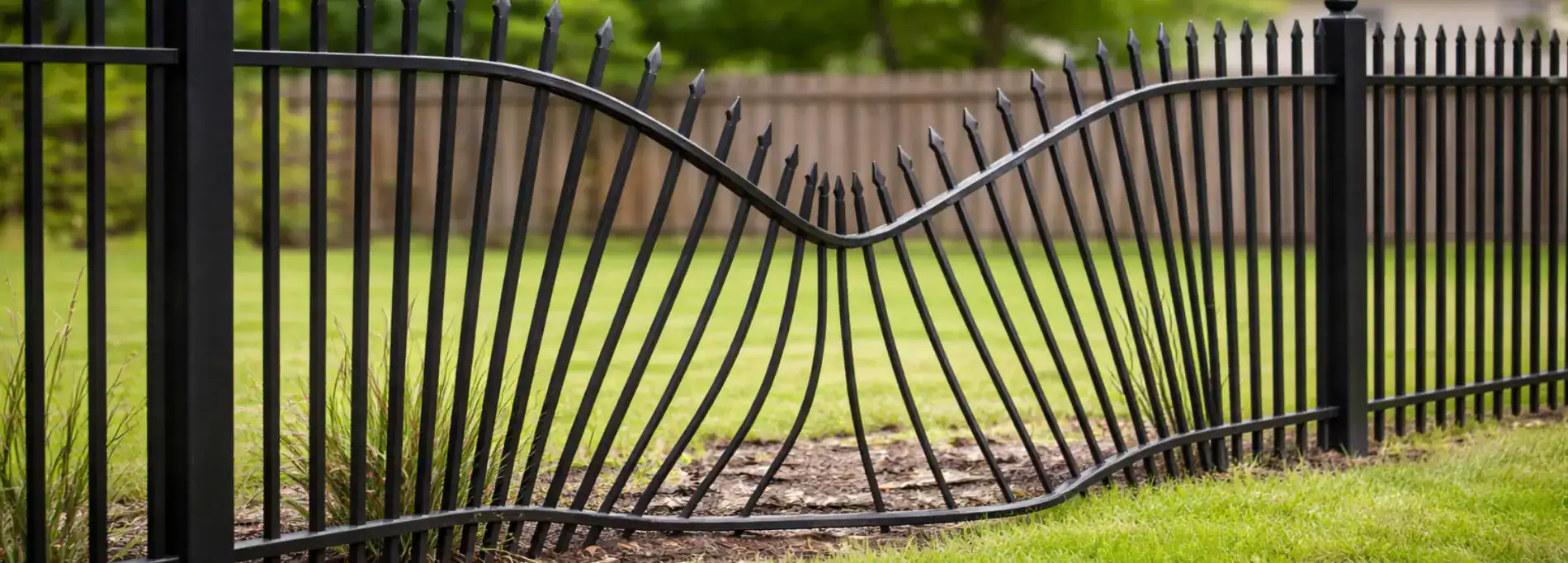 How To Fix A Bent Aluminum Fence