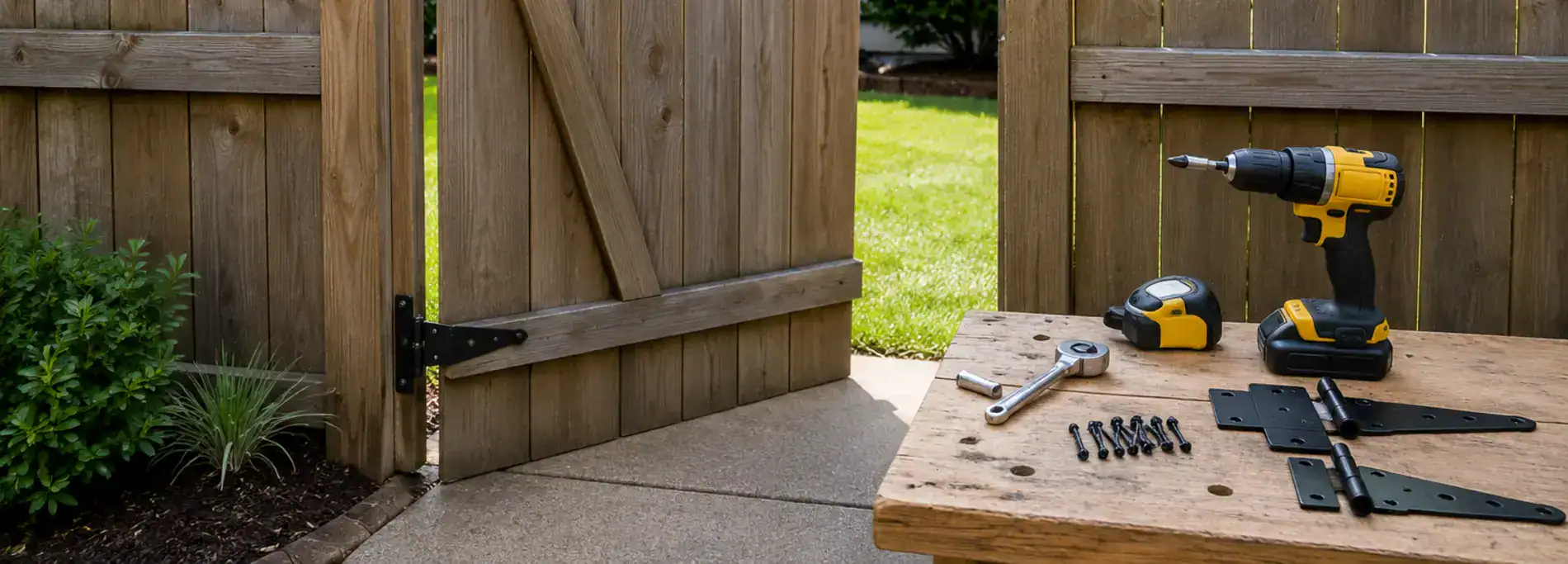 How To Fix Fence Gate Hinges