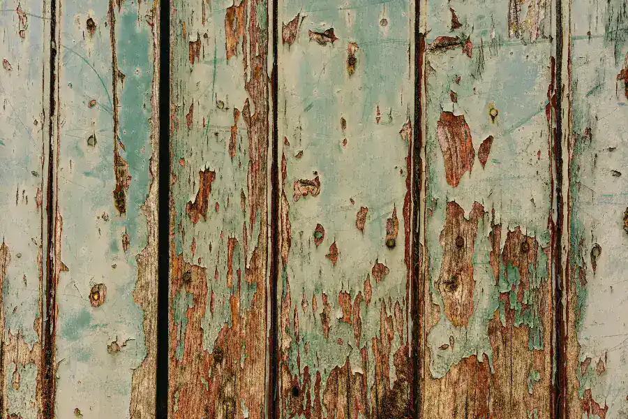 paint peeling off wood
